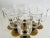Vintage 1960s Brown Smoked Wine Goblets, Set of 8 For Sale - Image 4 of 7