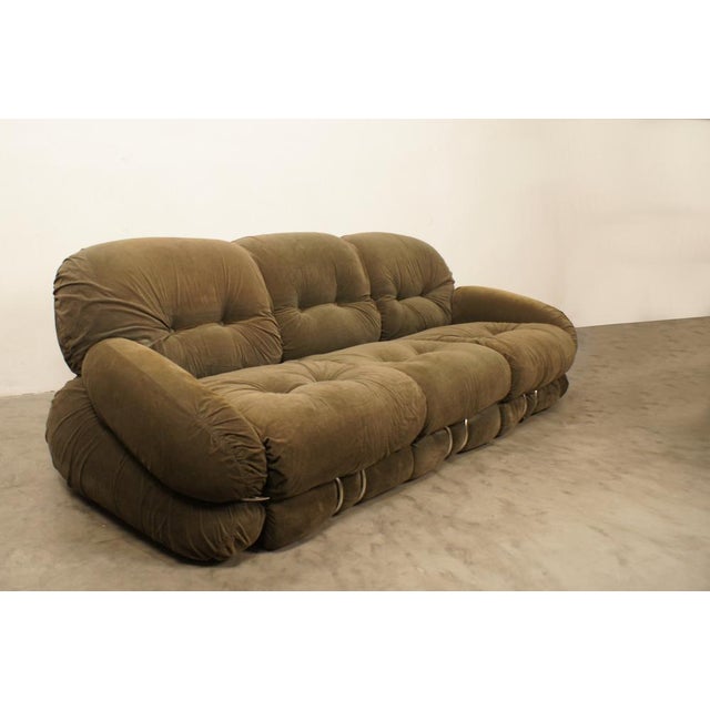 Metal Okay 3-Seater Sofa, Italy, 1970s For Sale - Image 7 of 7