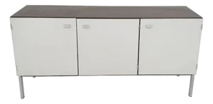 Credenza in Vinyl attributed to Pierre Guariche for Meurop, France, 1960s