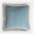 Happy Cushion in Light Blue with Off-White Fringes by Lorenza Briola for Lo Decor For Sale - Image 4 of 4
