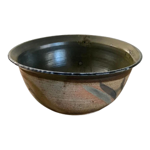 Studio Pottery Hand Thrown Glazed Centerpiece Bowl Marked Prins