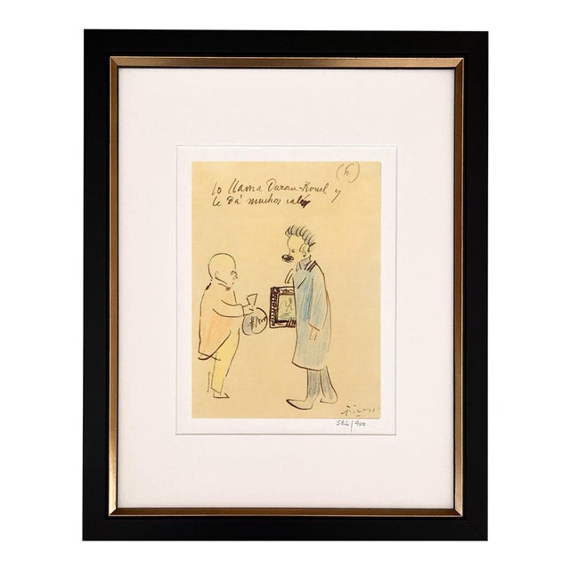 Pablo Picasso Trip to Paris 6 Framed For Sale