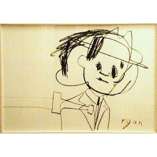 Ryan Mendoza, Modern Drawing, 2000, Charcoal on Paper For Sale