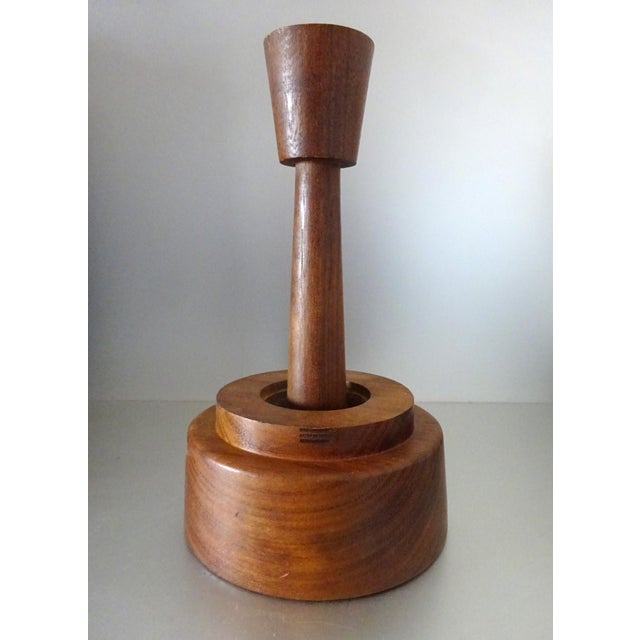 Wood Scandinavian Wooden Mortar, 1960s, Set of 2 For Sale - Image 7 of 9