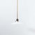 Early 20th Century White Lacquered Metal Ceiling Lamp For Sale - Image 4 of 7