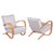 Czech Art Deco H-269 Lounge Chairs by J. Halabala for Up Závody, 1930s, Set of 2 For Sale - Image 17 of 17