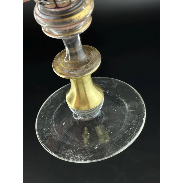 Antique Enamelled and Gilt Glass Goblet by Hermann Pautsch, 1890 For Sale - Image 4 of 6