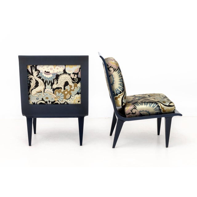 Tassinari & Chatel "Les Chimeres" Chairs, Pair For Sale - Image 9 of 10