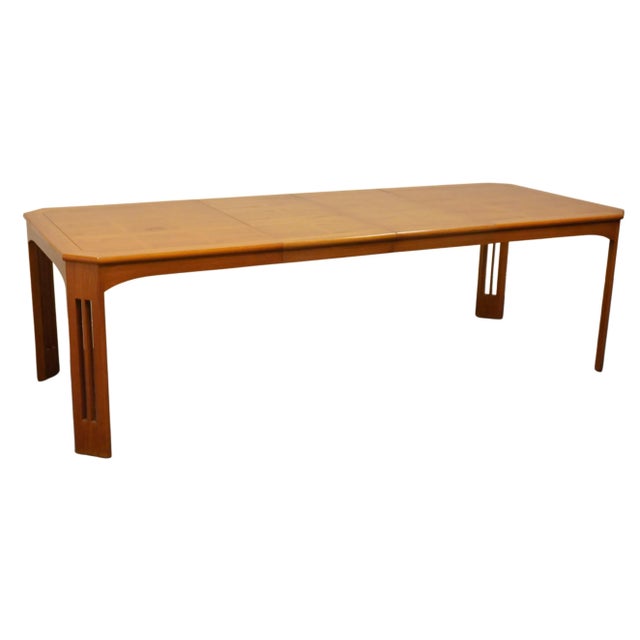 CENTURY LT DESIGNS Contemporary Modern Asian Inspired 100" Dining Table 30" High 62" Wide 40" Deep 2 Leaves; 19" Wide...