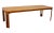 CENTURY LT DESIGNS Contemporary Modern Asian Inspired 100" Dining Table 30" High 62" Wide 40" Deep 2 Leaves; 19" Wide...