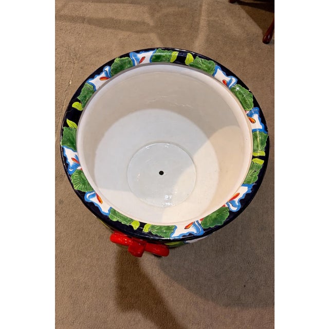 XL Talavera Pot For Sale - Image 4 of 4