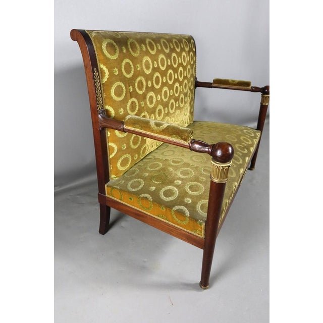 Sofa and Empire Chairs, Set of 3 For Sale - Image 14 of 17