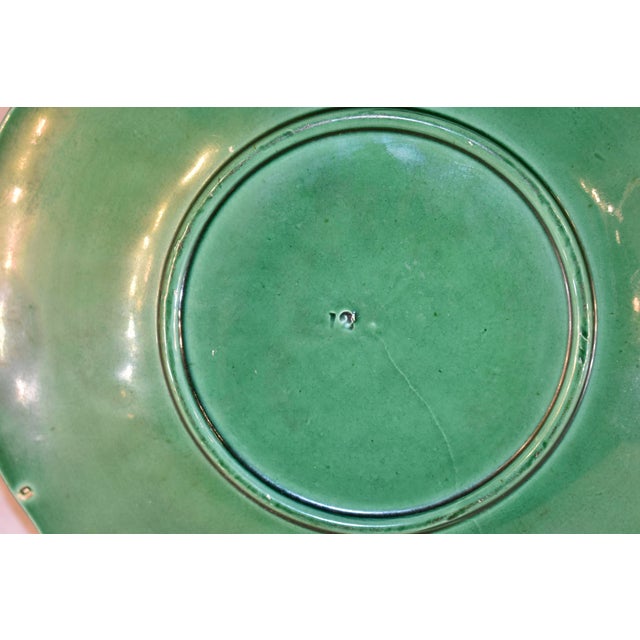 Pair of 19th Century English Majolica Plates For Sale - Image 13 of 13