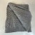 Textile Contemporary Hollywood Regency Gray Cable Knit Throw. For Sale - Image 7 of 7