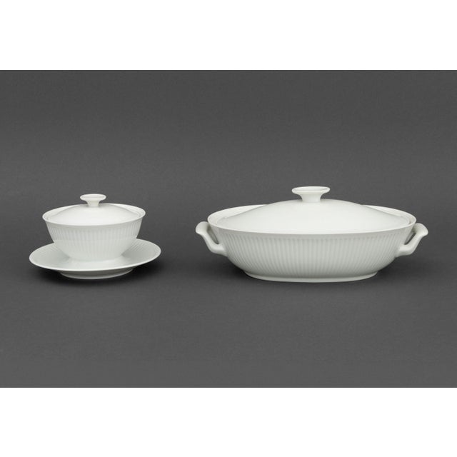 Late 20th Century Royal Copenhagen Porcelain Partial Dinnerware Service - 45 pcs For Sale - Image 10 of 13