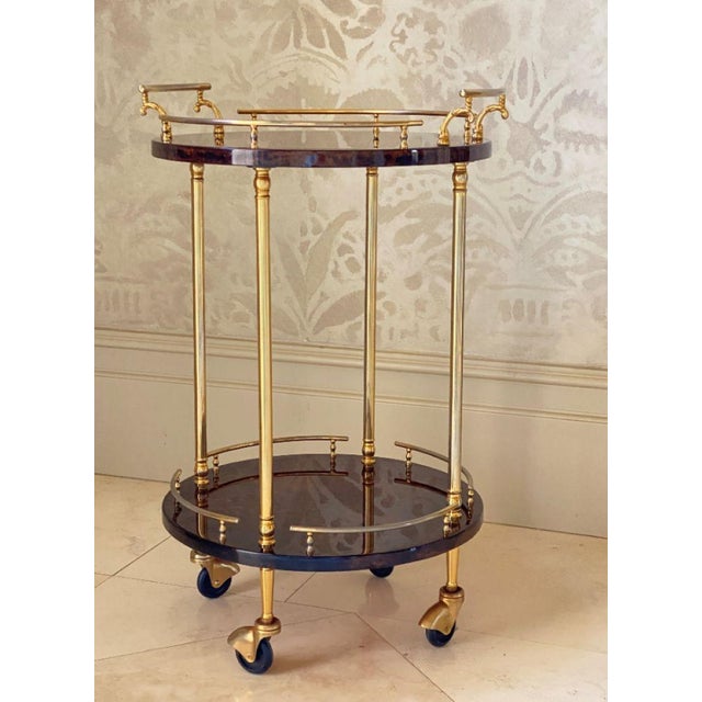 Circa 1960 Aldo Tura Drinks Table For Sale - Image 4 of 8