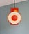 Space Age Cascade Chandelier in Orange and White Lacquered Metal from Raak, 1970s For Sale - Image 11 of 17