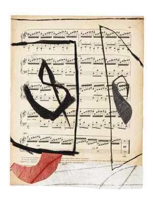 Tommaso Cascella, Musical Notes, 2009, Mixed Media
