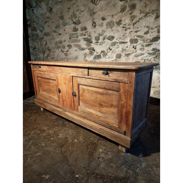 Antique French Oak Counter, 1800s For Sale - Image 16 of 18