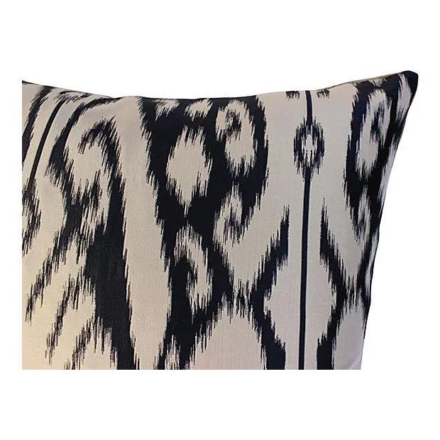 Manuel Canovas Fabric Silk Ikat Pillow For Sale - Image 4 of 4