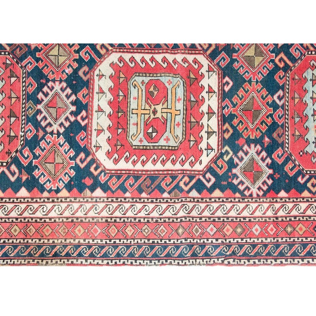 1900 - 1909 Early 20th Century Persian Shrivan Rug For Sale - Image 5 of 15