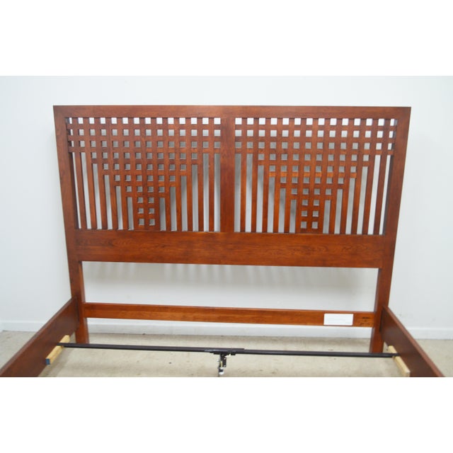 Brown Stickley King Bed For Sale - Image 8 of 11