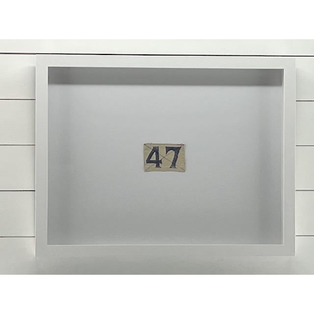 Shabby Chic Framed Ralph Lauren Polo 47 For Sale - Image 3 of 4