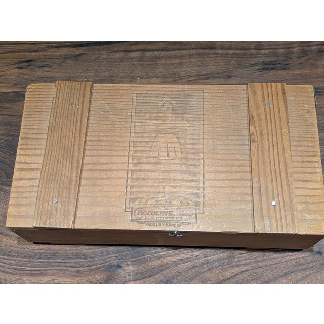 A wonderful piece of West Coast history, this antique early-20th-century candy box was crafted from solid California...