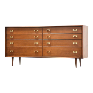 1960s Refinished Walnut Dresser by Paul Frankl