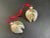 Vintage Gold Art Glass Christmas Ornament Fortune Cookies For Sale In New York - Image 6 of 9