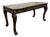 Chippendale Revival Leather Top Writing Desk, Vintage For Sale