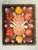 This delightful antique shellwork plaque showcases a beautifully arranged floral-inspired composition crafted from natural...