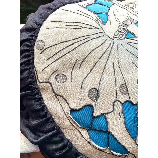 Antique Edwardian Parlor Pillow For Sale In Monterey, CA - Image 6 of 7