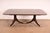 Wood Baker Furniture Stately Homes Georgian Banded Mahogany Double Pedestal Extension Dining Table | Newly Refinished For Sale - Image 7 of 14
