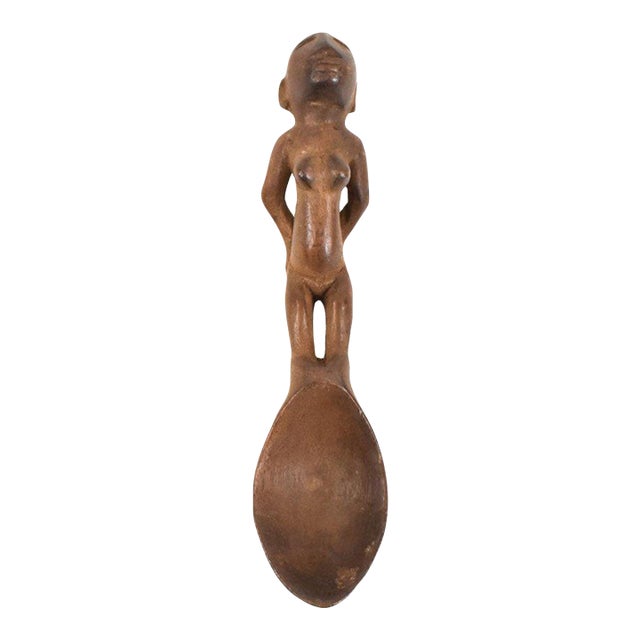 Early 20th Century Nyamwezi Mwana Hiti Spoon Tanzania For Sale