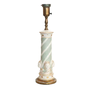 Ceramic Hollywood RegencyGreek Face Table Lamp by Rembrandt Light Company