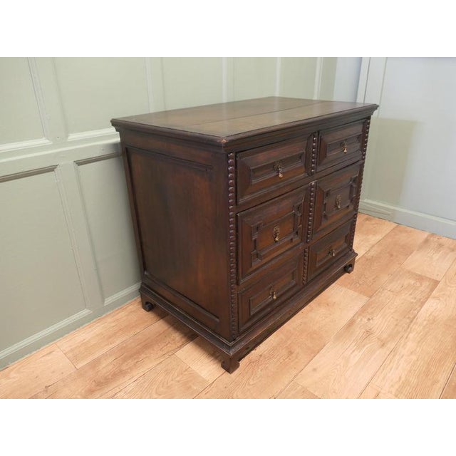 Small Georgian Oak Chest of Drawers For Sale - Image 4 of 8