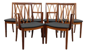 Set of 6 Vintage Mid Century Modern Dining Chairs by G Plan