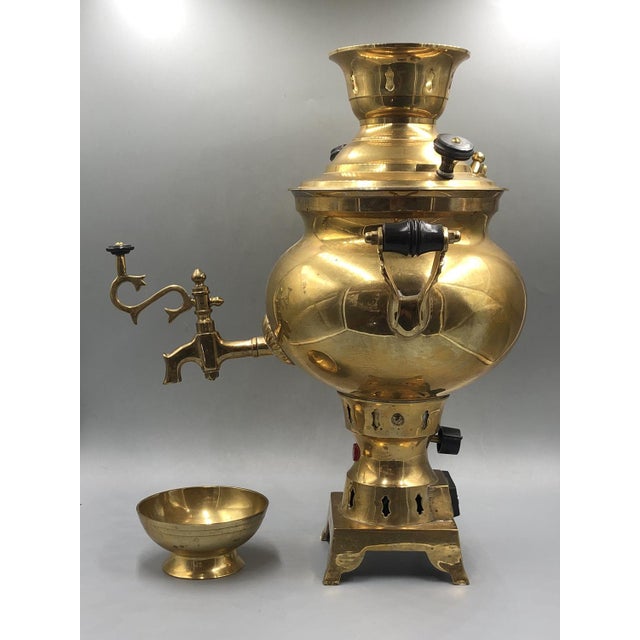 Vintage Brass Samovar Tea Maker, 1960s For Sale - Image 16 of 18