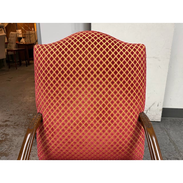 Wood Vintage Louis XIII Style Throne Chairs, Pair For Sale - Image 7 of 12