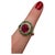 Bochic “Orient” Vintage Retro Emerald, Ruby & Diamond Ring Set In 18K Gold & Silver Natural Red Ruby From Burma, Oval Cut...