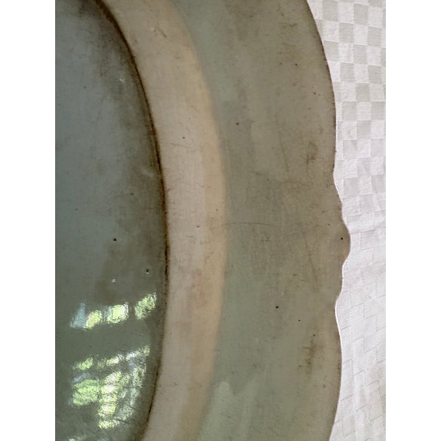 Large Mid 19th Century Unmarked Polychrome Platter For Sale - Image 16 of 18