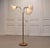 Elegant and highly decorative Swedish floor lamp produced by Eskilstuna Elektrofabriks Aktiebolag, dating from the 1940s....