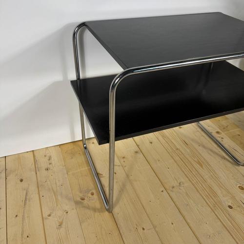 Bauhaus Double-Tier Coffee Table by Marcel Breuer for Thonet For Sale - Image 5 of 12