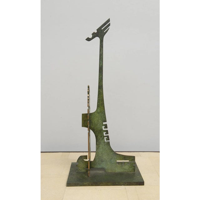 Arnaldo Ugarte "Tehuascan" Bronze Sculpture For Sale - Image 4 of 11