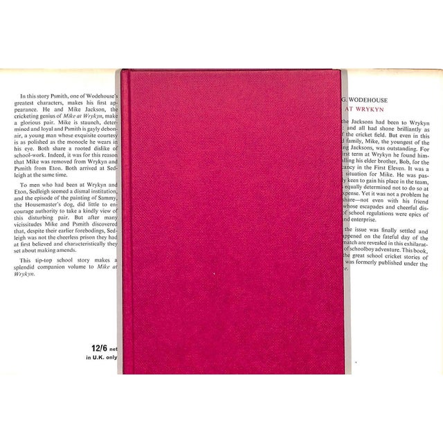 WODEHOUSE, P.G. [190] pp. Herbert Jenkins 1966 Second Printing 7 1/2" x 5 1/4" An early Wodehouse novel, this is both a...