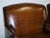 Set of Cigar Hand Dyed Leather Chairs For Sale - Image 3 of 18