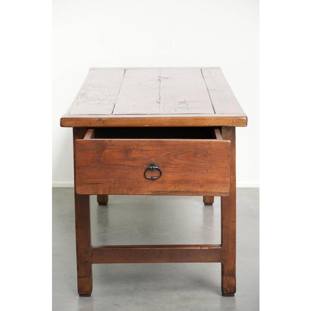 Antique French Farmhouse Oak Dining Table, 18th Century For Sale - Image 6 of 15