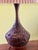 Mid-Century Modern 1960s Mid-Century Modern Sculptural Teardrop Cork and Walnut Table Lamp With Original Pleated Shade For Sale - Image 3 of 13