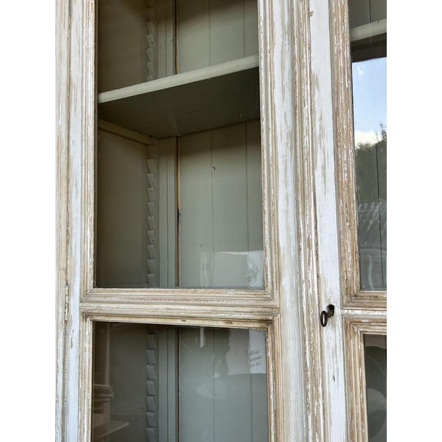 Vintage French Library Cabinet For Sale - Image 6 of 14